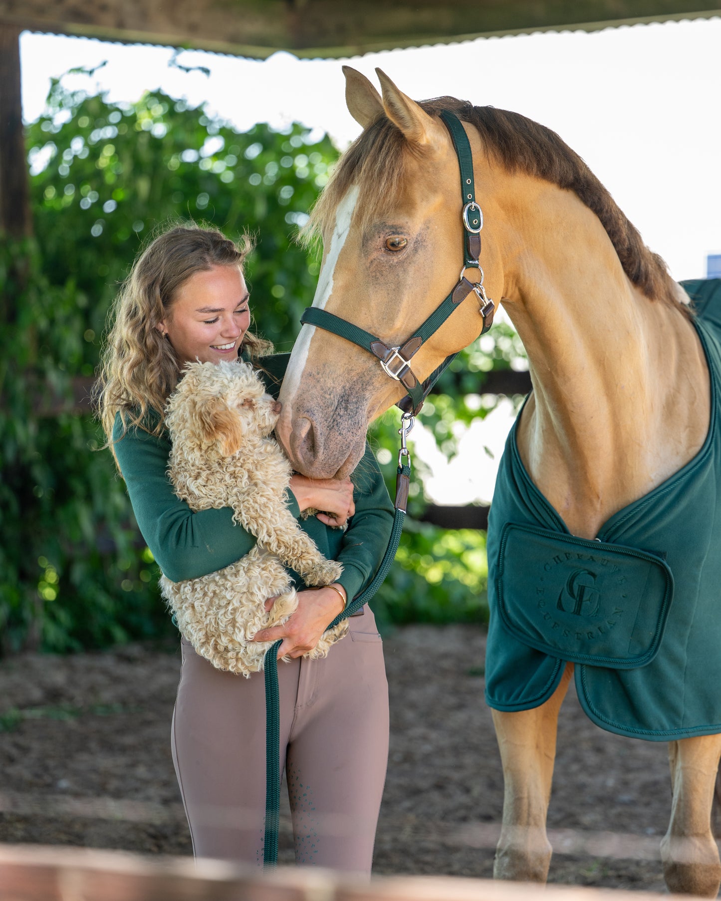 CheFauve Luxe Halster met touw
