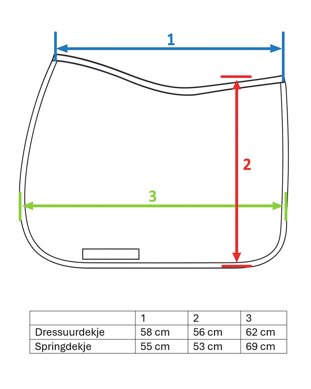 CheFauve Zadeldek Dressuur