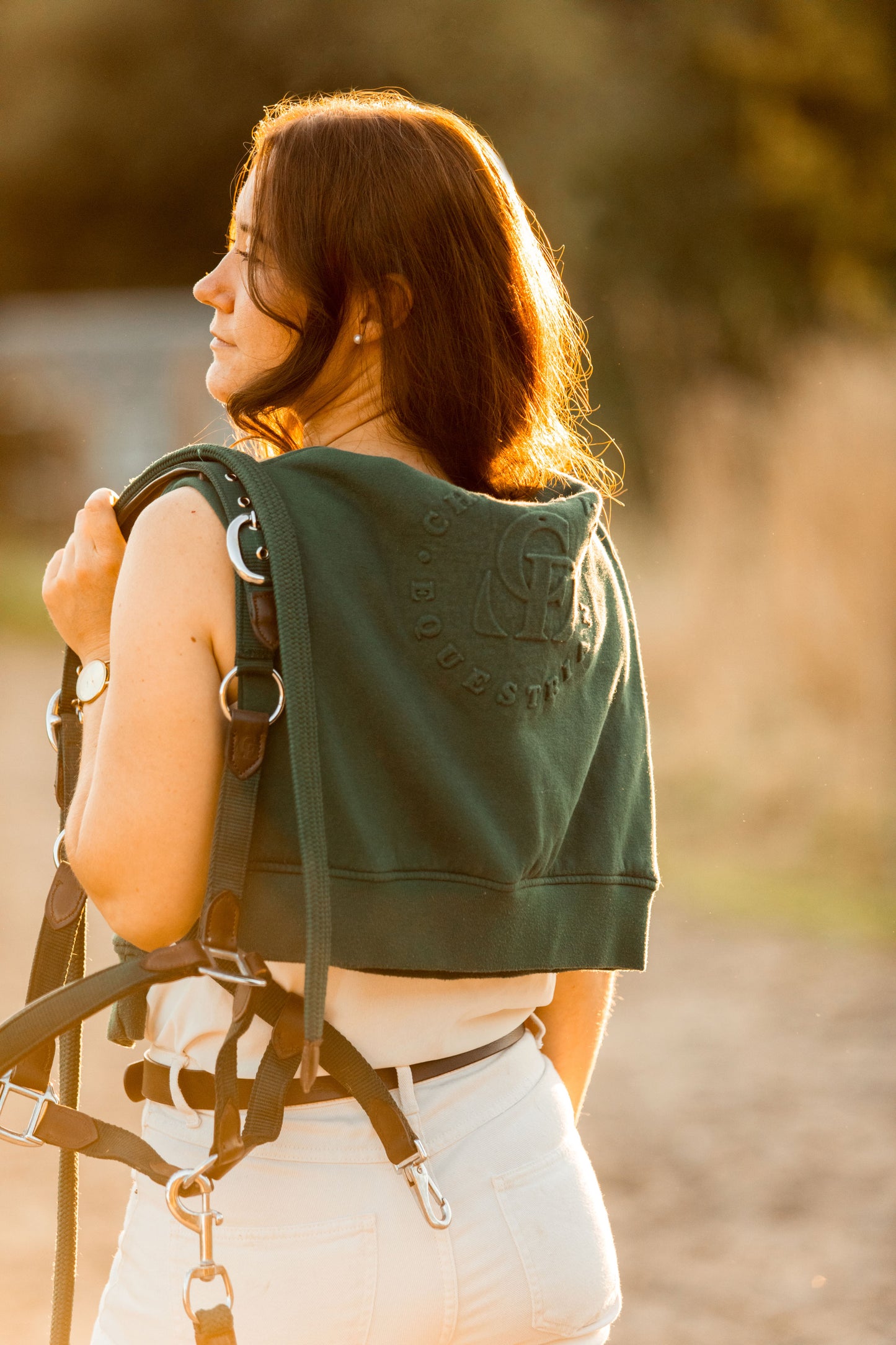 CheFauve Luxe Halster met touw