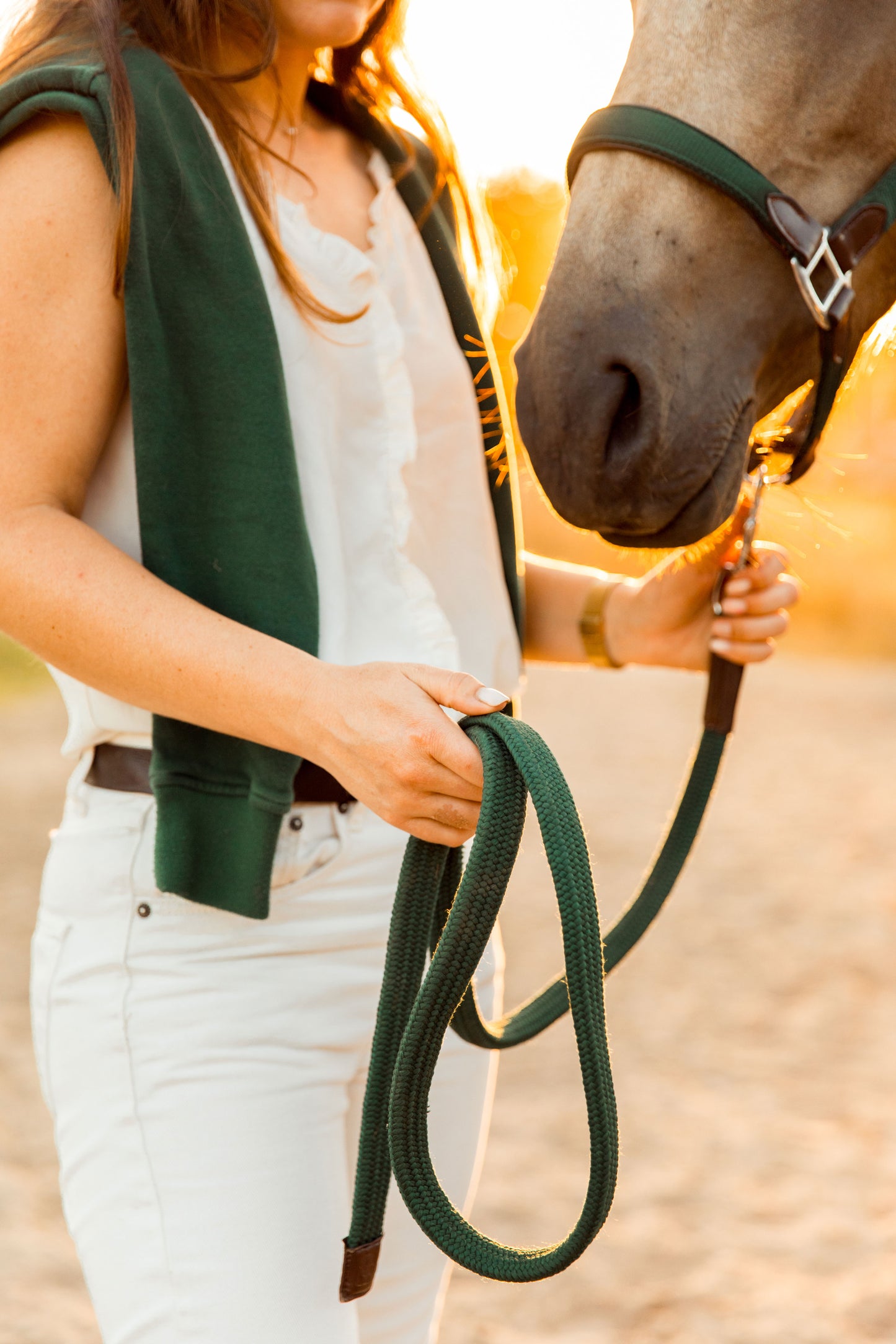 CheFauve Luxe Halster met touw